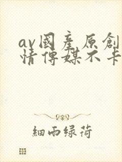 av国产原创剧情传媒不卡