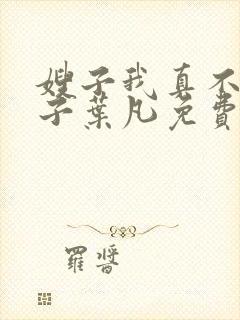 嫂子我真不是傻子叶凡免费