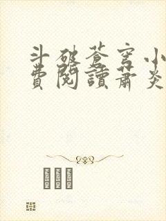 斗破苍穹小说免费阅读萧炎