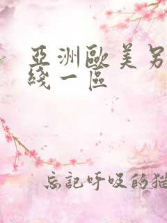 亚洲欧美另类在线一区