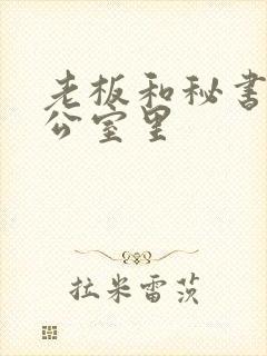 老板和秘书在办公室里