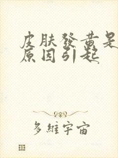 皮肤发黄是什么原因引起