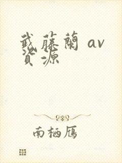 武藤兰 av 资源