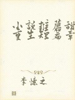 小说推荐甜宠文重生短篇章