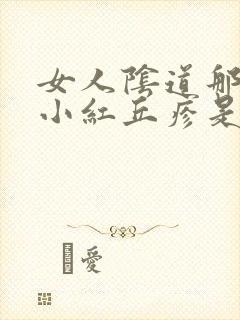 女人阴道那起了小红丘疹是什么原因