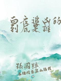 白夜追凶的凶手到底是谁