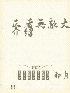 正者无敌大结局介绍