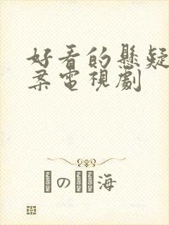 好看的悬疑片破案电视剧