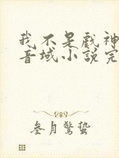 我不是戏神三九音域小说完全版