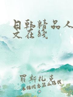 日韩精品人妻中文在线