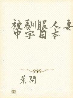 被驯服人妻hd中字日本