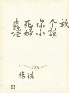 爽死你个放荡小淫妇小说