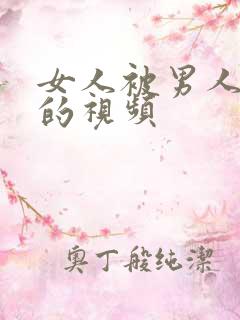 女人被男人操爽的视频