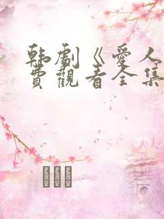 韩剧《爱人》免费观看全集高清