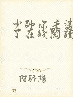 少帅你老婆又跑了在线阅读