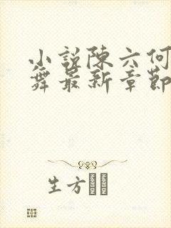 小说陈六何沈轻舞最新章节