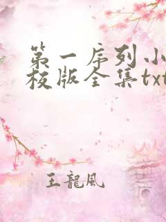 第一序列小说精校版全集txt