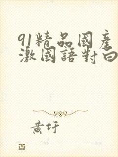 91精品国产刺激国语对白