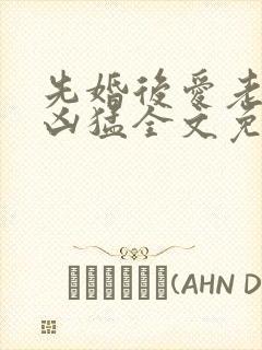 先婚后爱老公很凶猛全文免费阅读