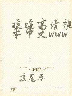 暖暖高清视频日本中文www