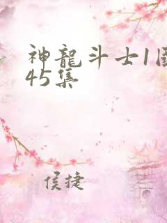 神龙斗士1国语45集
