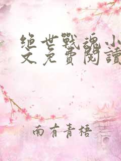 绝世战魂小说全文免费阅读无弹窗