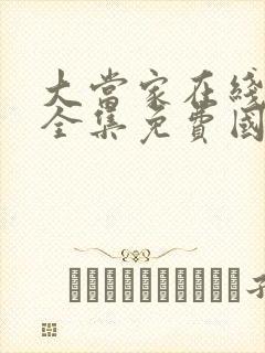 大当家在线观看全集免费国语高清