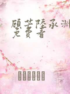 顾芒陆承洲小说免费看