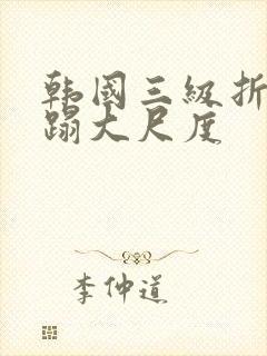 韩国三级折磨糟蹋大尺度