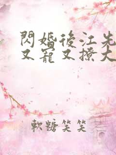 闪婚后江先生他又宠又撩大结局