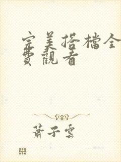 完美搭档全集免费观看