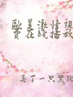 欧美激情视频免费在线播放