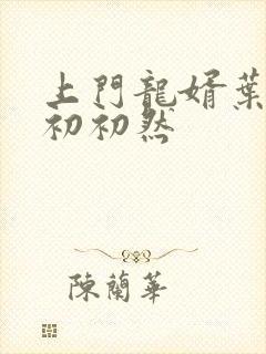 上门龙婿叶辰萧初初然