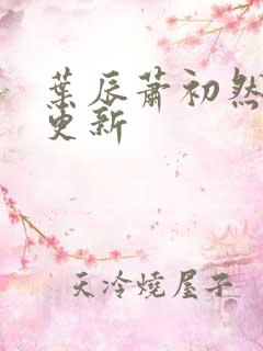 叶辰萧初然最快更新