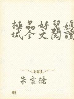 极品好儿媳赵春城全文阅读