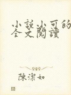 小说小可的奶水全文阅读
