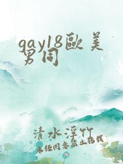 gay18欧美男同