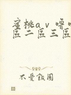 蜜桃aⅴ噜噜一区二区三区