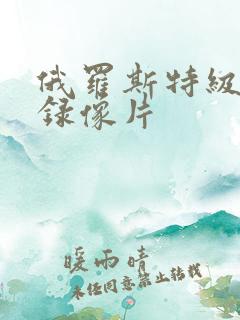 俄罗斯特级黄色录像片