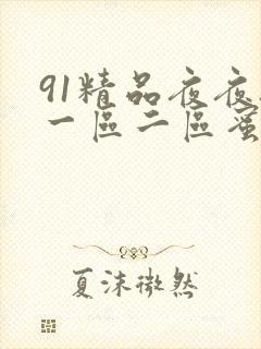 91精品夜夜夜一区二区蜜桃