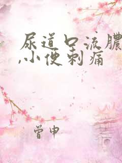 尿道口流脓流血,小便刺痛