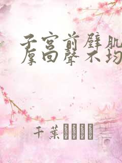 子宫前壁肌层增厚回声不均匀是什么意思