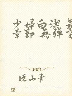 少妇白洁 最新章节 无弹窗 笔趣阁