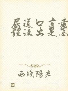 尿道口有黄色液体流出是怎么回事