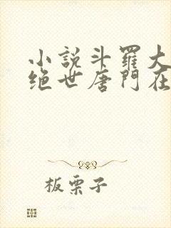 小说斗罗大陆2绝世唐门在线阅读免费