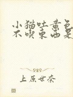 小猫吐黄色液体不吃东西是怎么回事