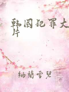 韩国犯罪大尺度片