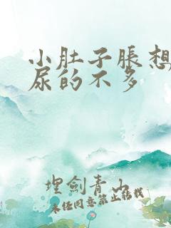 小肚子胀想尿却尿的不多