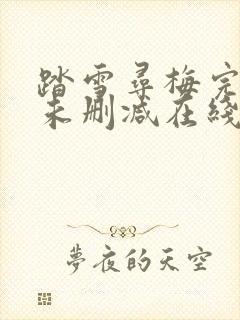 踏雪寻梅完整版未删减在线免费观看