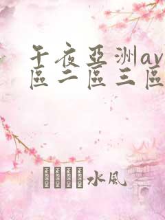 午夜亚洲av一区二区三区